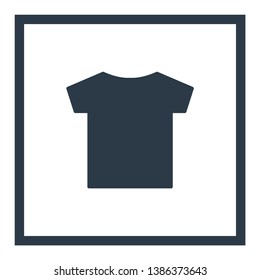 T-shirt vector icon 10 eps , Lorem ipsum Flat design
