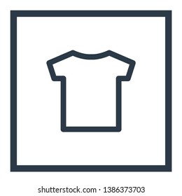T-shirt vector icon 10 eps , Lorem ipsum Flat design