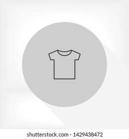 T-shirt vector icon 10 eps , Lorem ipsum Flat design