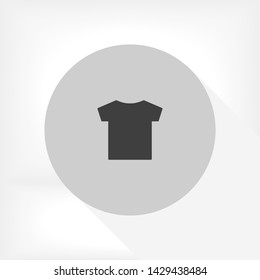T-shirt vector icon 10 eps , Lorem ipsum Flat design