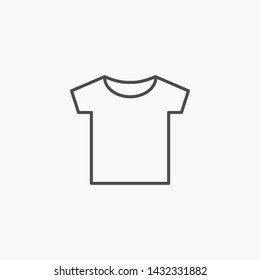 T-shirt vector icon 10 eps , Lorem ipsum Flat design