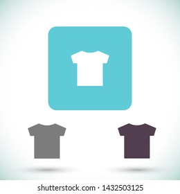 T-shirt vector icon 10 eps , Lorem ipsum Flat design