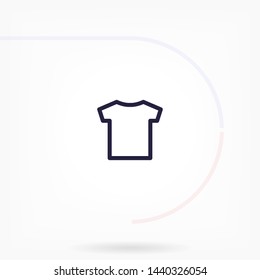 T-shirt vector icon 10 eps , Lorem ipsum Flat design
