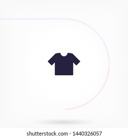 T-shirt vector icon 10 eps , Lorem ipsum Flat design