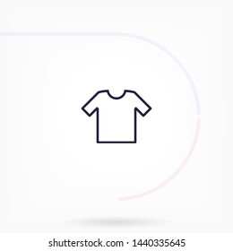 T-shirt vector icon 10 eps , Lorem ipsum Flat design