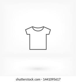 T-shirt vector icon 10 eps , Lorem ipsum Flat design