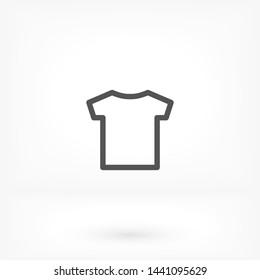T-shirt vector icon 10 eps , Lorem ipsum Flat design
