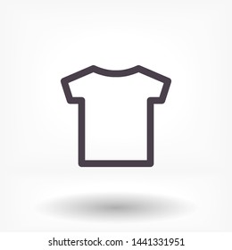 T-shirt vector icon 10 eps , Lorem ipsum Flat design