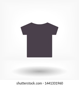 T-shirt vector icon 10 eps , Lorem ipsum Flat design