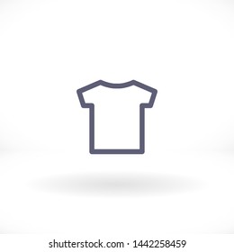 T-shirt vector icon 10 eps , Lorem ipsum Flat design