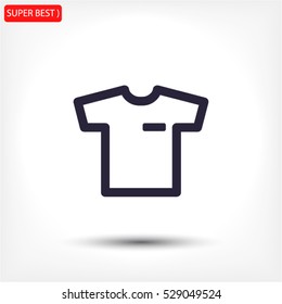Tshirt  Vector icon 10 EPS