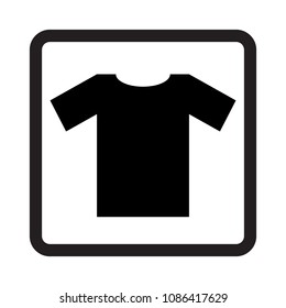 Tshirt vector icon.