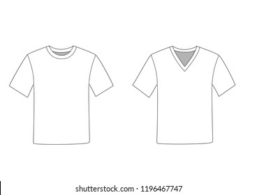 T-shirt. vector icon