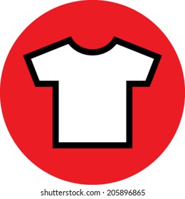 T-shirt vector icon