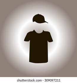 T-shirt vector icon