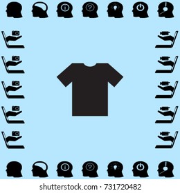 T-shirt vector icon