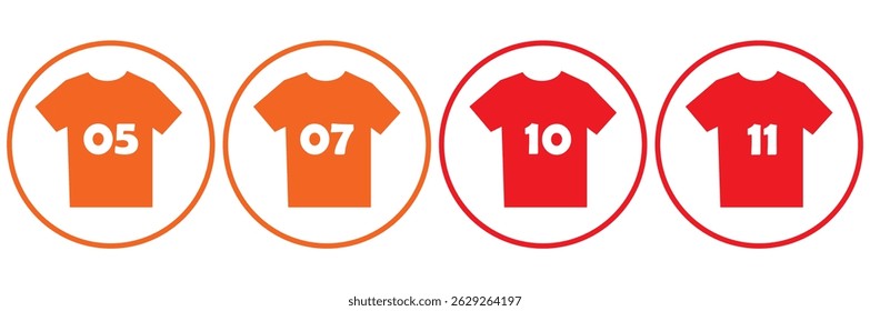 T-shirt vector icon in black and blue colors  design   design eps 10 