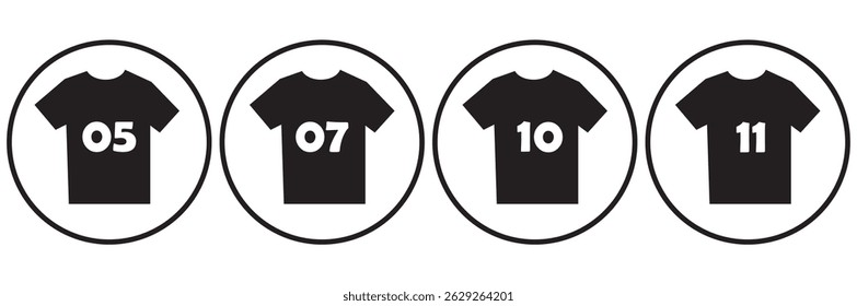 T-shirt vector icon in black and blue colors  design   design eps 10 