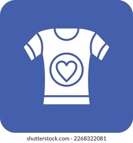 Tshirt vector icon. Can be used for printing, mobile and web applications.