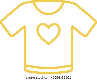 Tshirt vector icon. Can be used for printing, mobile and web applications.