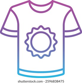 Tshirt vector icon. Can be used for printing, mobile and web applications.