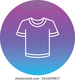 Tshirt vector icon. Can be used for printing, mobile and web applications.
