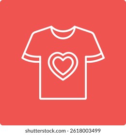 Tshirt vector icon. Can be used for printing, mobile and web applications.