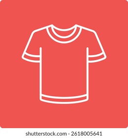 Tshirt vector icon. Can be used for printing, mobile and web applications.