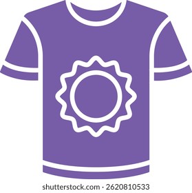 Tshirt vector icon. Can be used for printing, mobile and web applications.