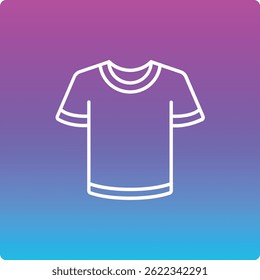 Tshirt vector icon. Can be used for printing, mobile and web applications.
