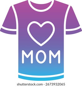 Ícone do vetor de camiseta. Pode ser usado para impressão, aplicativos móveis e da Web.