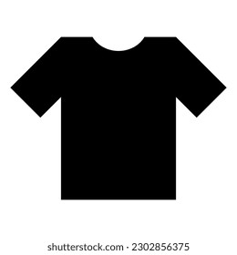 T-shirt vector icon. Vector illustration isolated on white background
