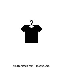 T-shirt vector icon. Tshirt icon vector isolated on white background. Fashion illustration. Trendy Flat style for graphic design, Web site, UI. EPS10. 