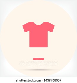 T-shirt Vector icon . Lorem Ipsum Illustration design