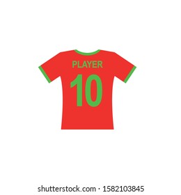 T-shirt vector icon on eps 10 with a simple design
