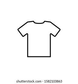 T-shirt vector icon on eps 10 with a simple design
