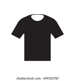 tshirt Vector icon on the whie background