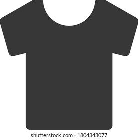 T-shirt Vector icon player t shirt Flat illustration sign symbol.