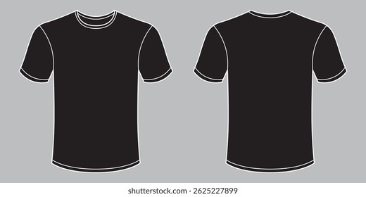 T-Shirt-Vektorsymbol-Set. Kleidungssymbol. Tee-Logo für mobiles Konzept und Webdesign.