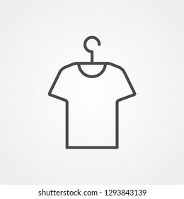 T-shirt vector icon sign symbol