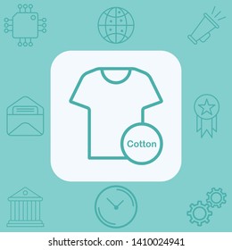 T-shirt vector icon sign symbol