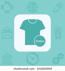 T-shirt vector icon sign symbol