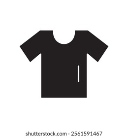 t-shirt vector icon, simple flat black trendy style illustration for web and app..eps