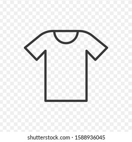 T-shirt vector icon. Stock Vector illustration isolated on white background