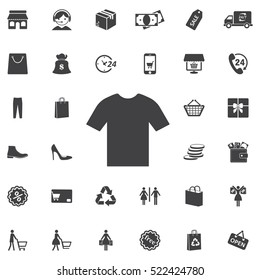 T-shirt Vector icon. Universal Shop set of icons for web and mobile