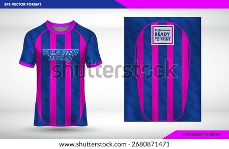 T-shirt vector illustration design front view clothing fashion template