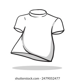 T-shirt vector illustration with hand drawing style