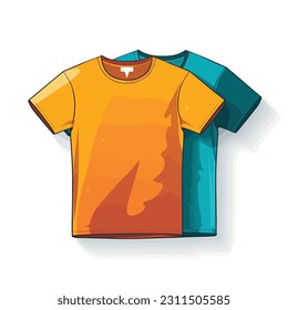 T-shirt vector illustration isolated on white