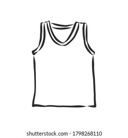 T-shirt vector illustration. t-shirt, vector sketch illustration