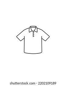 T-shirt Vector isolated on a white background. vector outline. t-shirt coloring Page Isolated for Kids. for home decor such as posters, wall art, tote bag, t-shirt print.